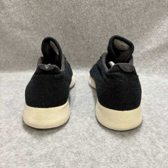 Allbirds Women's Wool Runners Running Shoes Size 9 Grey & White Low Top Sneakers - Picture 4 of 8
